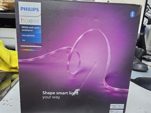 Philips Hue Indoor 10FT Smart LED Solo lightstrip Base Kit - 1 Pack - Control