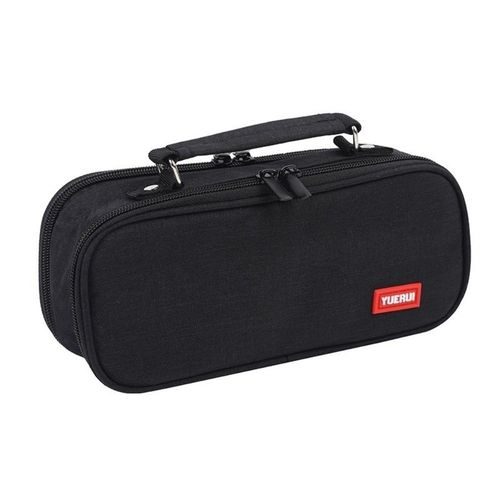 Canvas Pencil Bag Large Capacity 5 Layers Stationery Storage Box Bag Students — image 1