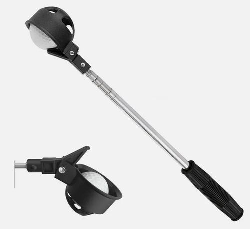 2m Telescopic Pocket Golf Ball Pick-Up Compact Retriever Automatic Lock Scoop — image 2