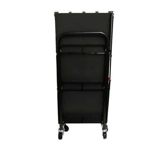 3-Tier Folding Tool Trolley on Wheels 150LB (Storage Utility Kitchen Cart) — image 11