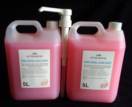 2X5 LITRE PEARL HAND SOAP WITH DISPENSER — image 3