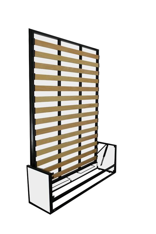 Studio 140x200 cm Wall Bed Vertical Folding Bed Pull Down Murphy Bed, Clearance — image 2