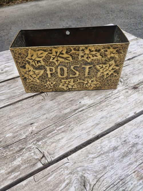 Arts And Crafts Brass Post Holder — image 12
