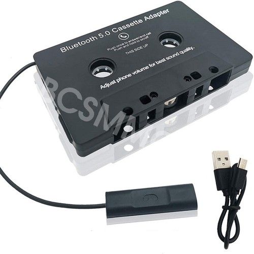 Car Bluetooth Audio Cassette Tape Converter Adapter Hands-free Player MP3 CD Kit