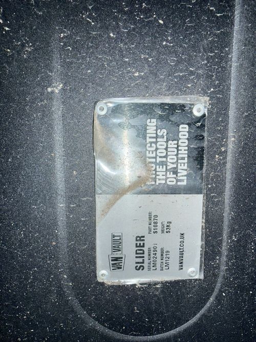 Van Vault Armorgard TKD1 Slider S10870 Drawer System Site Security Tool Storage — image 3