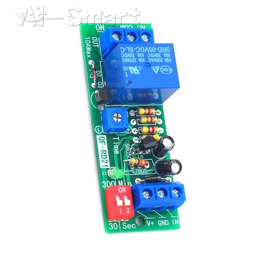 DC 5V 12V 24V Adjustable Timer Delay Relay Module Timing on/off Relay Switch New — image 1