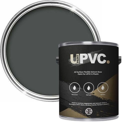 UPVC Paint Gloss Anthracite Grey 2.5L - Window - Door - Plastic - Guttering — image 1