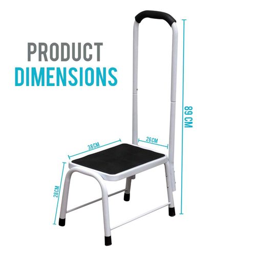 NON SLIP SAFETY STEP KITCHEN BATH STOOL MOBILITY SUPPORT PLATFORM HANDRAIL AID — image 7