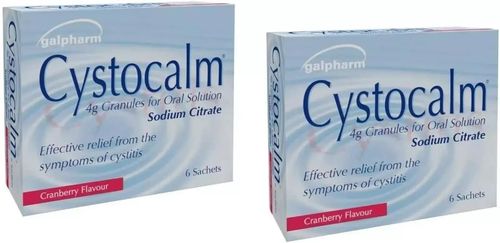 Cystocalm Cystitis Relief from Burning Pain Oral Granules Cranberry 12 24 36 — image 1