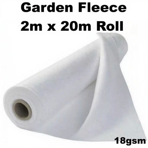 Garden Plant Fleece Frost Protection Winter Cover 2m x 20m 18gsm Horticultural