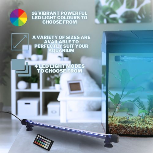 Submersible Aquarium Light Underwater RGB Multicolour LED Lights for Fish Tank — image 4