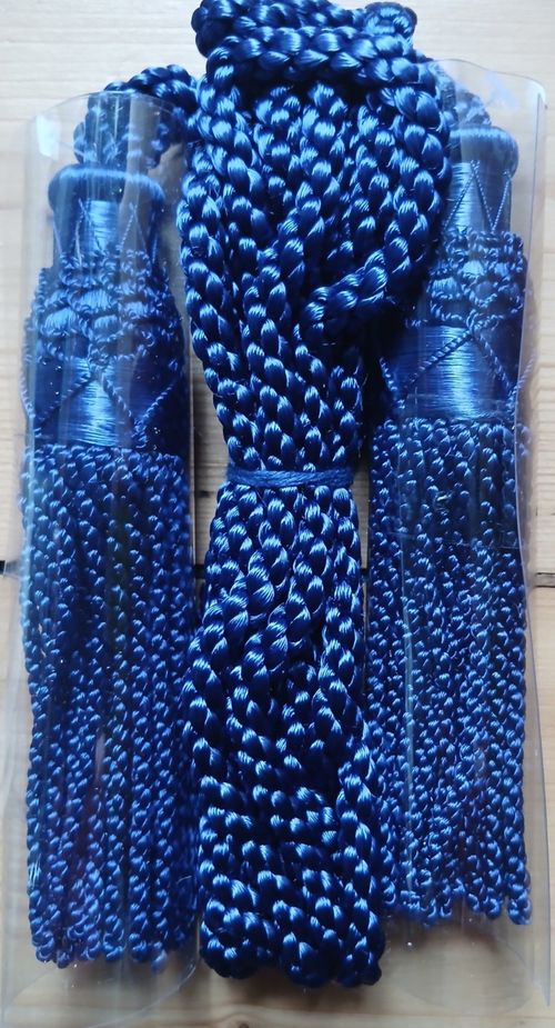 Bagpipe SILK Drone Cords - ROYAL BLUE — image 1