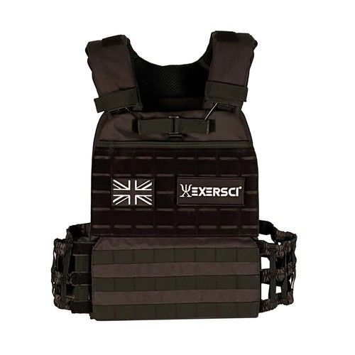 Exersci Weighted Tactical Vest Hybrid Crossfit Training Vests (1.5kg - 20kg)
