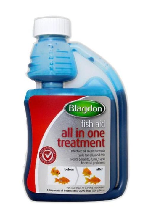 BLAGDON ALL IN ONE FISH AID POND TREATMENT DISEASE PARASITE FUNGUS BACTERIA KOI