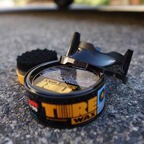 SOFT99 TIRE BLACK WAX 02015 - TYRE WAX DRESSING - BACK TO BLACK TYRE SHINE WAX — image 12