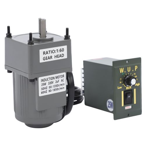 Electric Motor Variable Speed Controller AC Gear Motor Reduction Ratio 1:60 220V — image 6