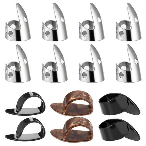 14 Pieces Banjo Finger Picks Long-Lasting Thumb Finger Picks Comfortable