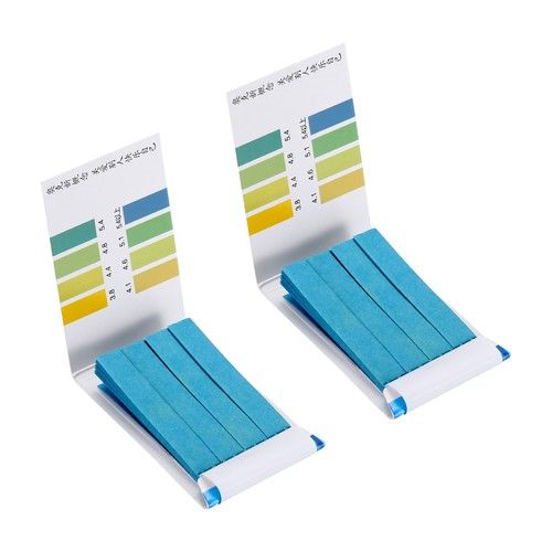 2pcs pH3.8-5.4 Test Strip 80 Litmus Indicator Paper Tester Alkaline Acid Testing