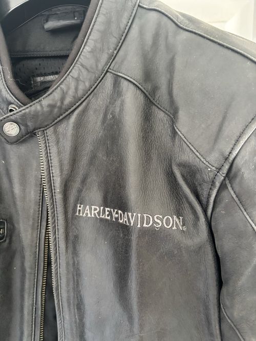 Harley Davidson Willi G Skull Leather Jacket XL — image 5