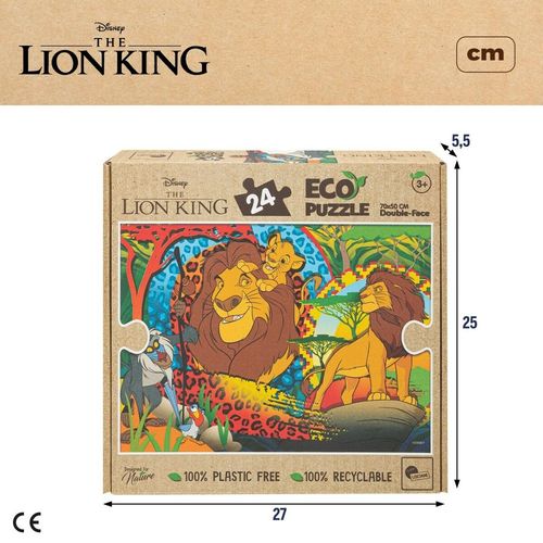 Kids Jigsaw Puzzle The Lion King Double Sided 24 Pieces 70 x 1.5 x 50 cm [12 Pieces] — image 7
