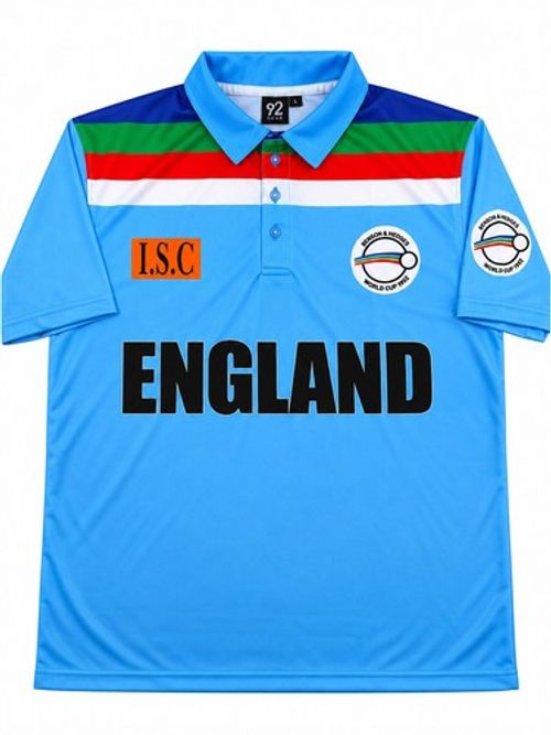 England Cricket 1992 Shirt – Retro remake World Cup Vintage Jersey | XS–5XL | UK