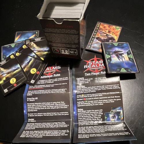 White Wizard Games Star Realms Sci-Fi Deckbuilding Card Game Complete Set — image 2
