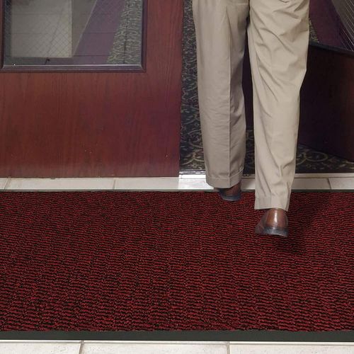 LARGE BARRIER DOOR MAT HEAVY DUTY NON SLIP RUBBER BACK KITCHEN HALLWAY FLOOR RUG — image 5