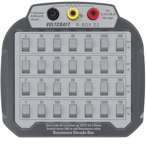 VOLTCRAFT R-BOX 02 Measurement decade Resistance % — image 2