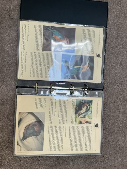 WWF Nature Wildlife Stamp Book Complete Mint Condition — image 17