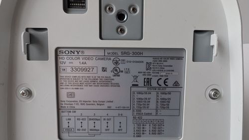 Sony SRG-300H PTZ Camera 1080p 60fps HDMI 30x Optical Zoom - White — image 9
