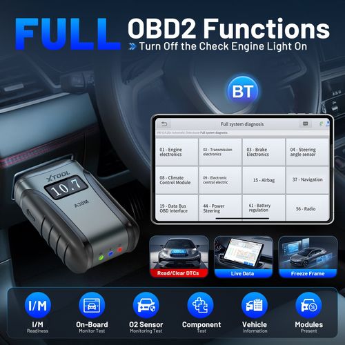 2026 XTOOL A30M V2.0 BT ALL System OBD2 Scanner Car Diagnostic Tool Code Reader — image 7
