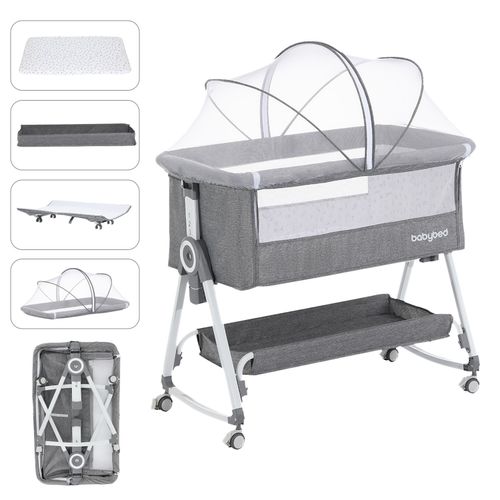 Baby Co-Sleeping Bedside Crib - Safe Bassinet with Storage Bag, Easy Install‌ — image 14