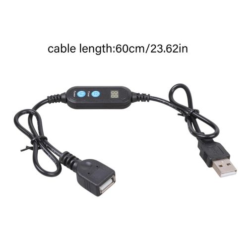 Programmable USB Timer Switching Cord 24H Cycle Restart For Aquarium Light Fan — image 8