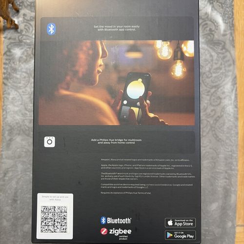 Philips Hue G125 globe B22 white ambiance smart bulb zigbee Bluetooth Alexa goog — image 2