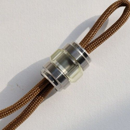 Rainbow Sugar TC4 Titanium Alloy/PC Resin EDC Tool Lanyard Bead Paracord Pendant