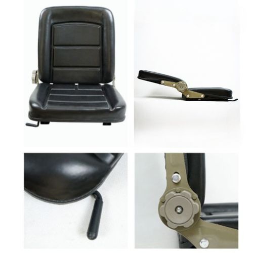 Universal Sliding Tractor Forklift Seat Auto Lock Heavy Duty Fits Digger Dumper — image 4