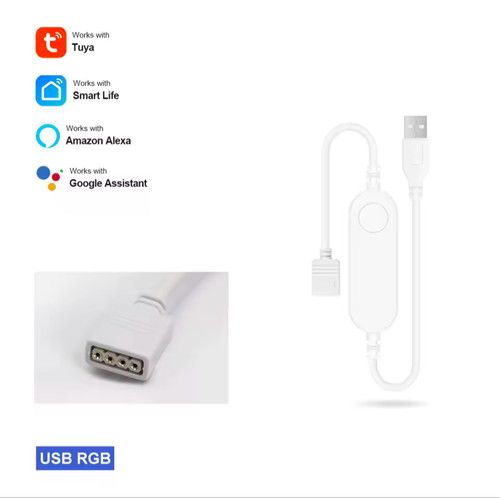 Tuya Smart WiFi LED Strip Controller 5V-24V | RGB RGBW Alexa Google Home