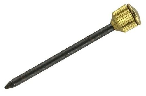 Hardened Picture Pins Nails Hang Frame Brass Nickel Knurled Shim Blued 25-26mm