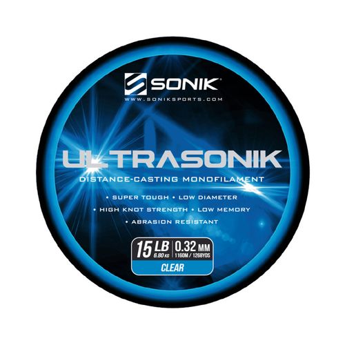 SONIK Ultrasonik Sea Fishing Line 15lb 18lb 22lb 25lb 25lb BULK SPOOL 560-1160m — image 2