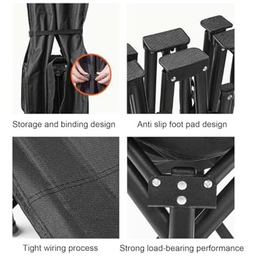 Camping Cot Heavy-Duty Portable Camping Bed  Folding Sleeping Bed with Mattress — image 15
