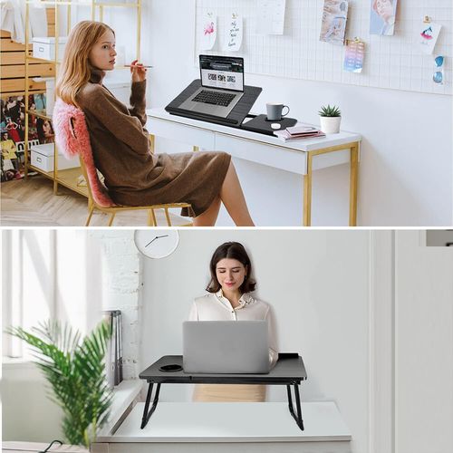 Folding Laptop Table Stand Bed Tray Sofa Lap Breakfast Portable Computer Desk UK — image 11