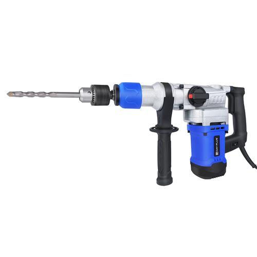 Electric Demolition Rotary Jack Hammer Drill Concrete Breaker W/Case Heavy Duty  — image 7