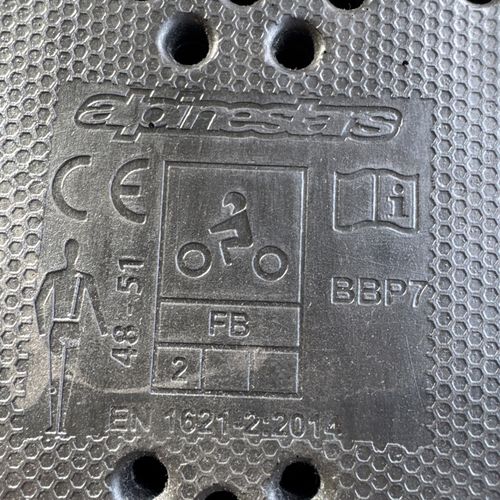 Alpinestars Nucleon Kr-2I Back Protector Insert -Motorcycle Protection L - LARGE — image 7