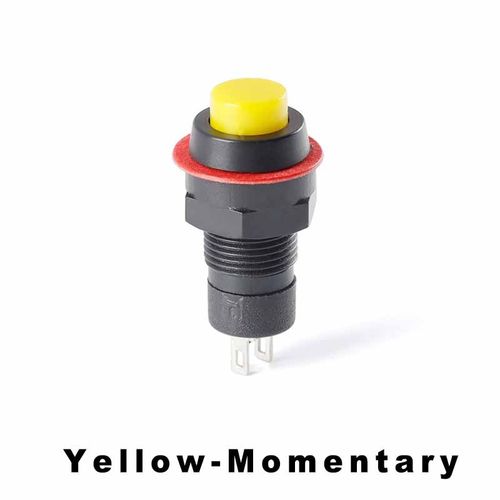 10mm Micro Small 2 Pin Round Push Button Momentary/Latching Switch 6 Color — image 1