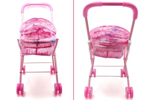 Baby Kids child Dolls Buggy Stroller Jogger Dolls Pram Pushchair Girls Toy UK — image 7