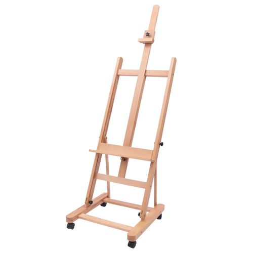 Large Studio Artist Easel Heavy-Duty H-Frame Beech Wood Painting Art Easel Sale — image 8