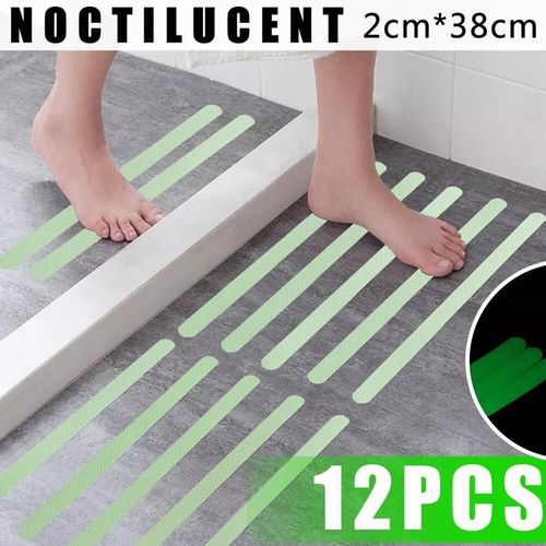 12 Pack Luminous Non Slip Shower Strip Sticker Bath Mat for Better Traction — image 3