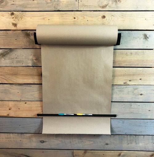 Kraft Brown Paper Roll Dispenser Crafts Art Roll Restaurant Menu Craft Room — image 3