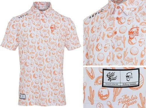 Reflo Strike Graphic LTD Edition Print Golf Polo Shirt - RRP£69 Waste Management