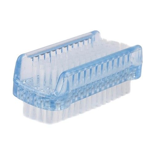 1 x Double-Sided Nail Brushes Manicure Pedicure Scrubbing Cleaning Small Brush